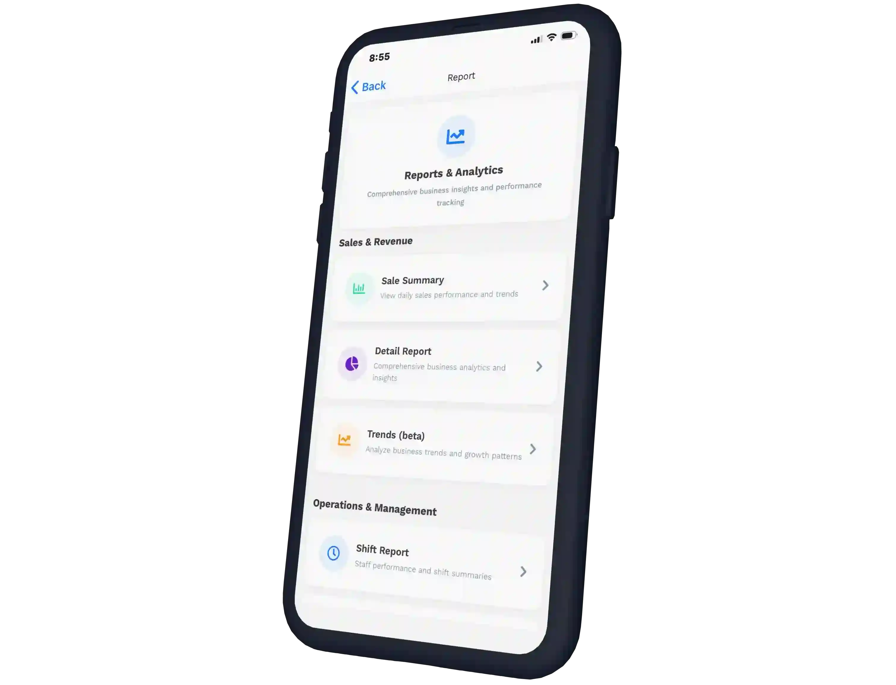 Point hub inventory and loyalty screens